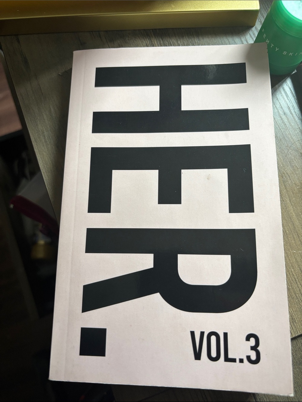HER. Vol. 3 Paperback Book - Black & Light Pink Cover